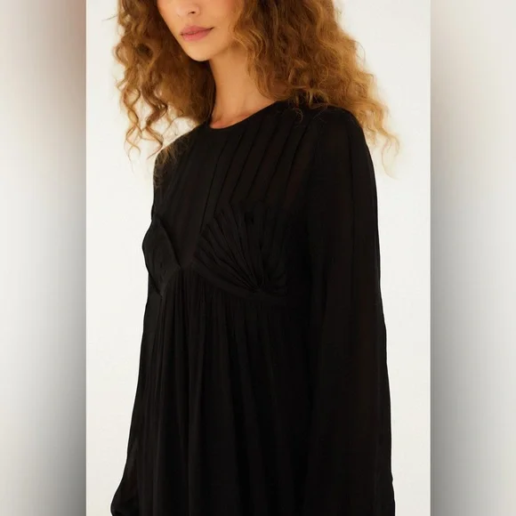 Farm Rio: Black Shell Mini Dress - Picture 4 of 9